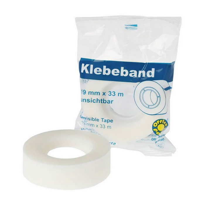 Klebeband (B) 19 mm x (L) 33 m matt transparent (B) 19 mm x (L) 33 m