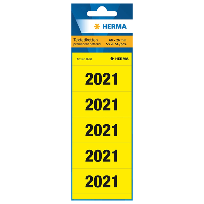 Jahresschild 2021