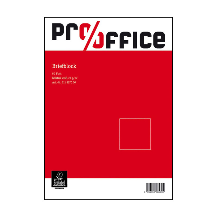 Briefblock A4
