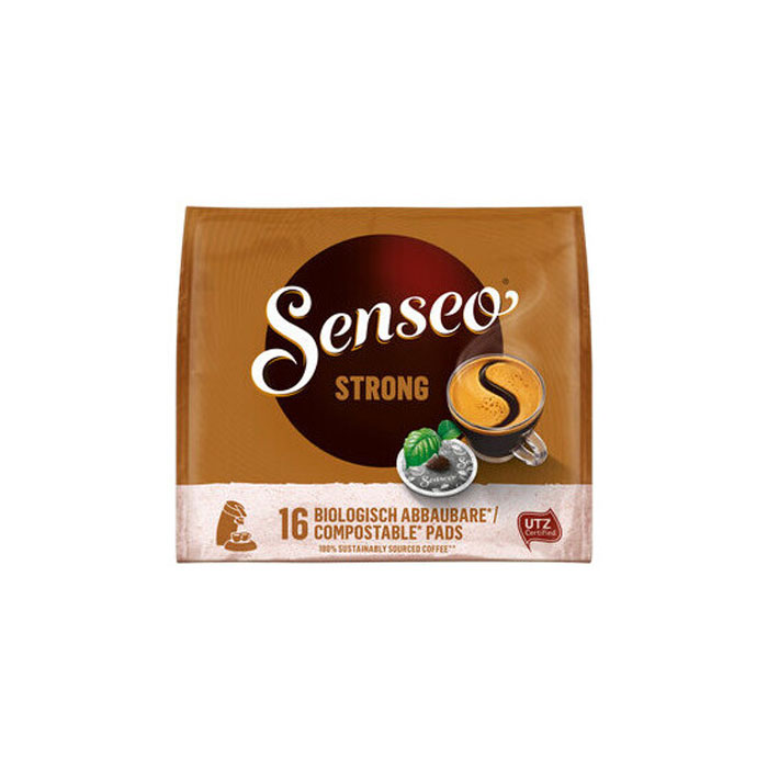 Kaffeepads Jacobs Senseo Strong 16 Stück