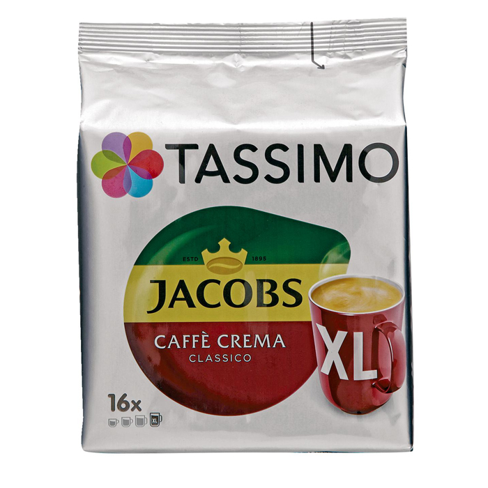 Kaffeekapseln Tassimo Jacobs Kaffee Crema XL 10 Stück