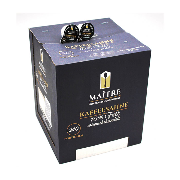 Kaffeesahne 10 % Fett 240 x 10 g 2,4 kg