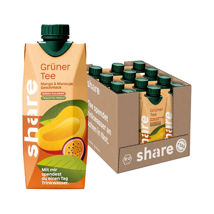 Eistee Share Grüner Tee 12 x 0,5 l