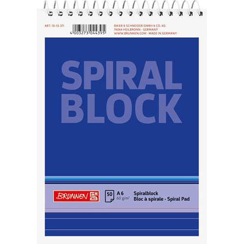 Spiralblock A6 liniert