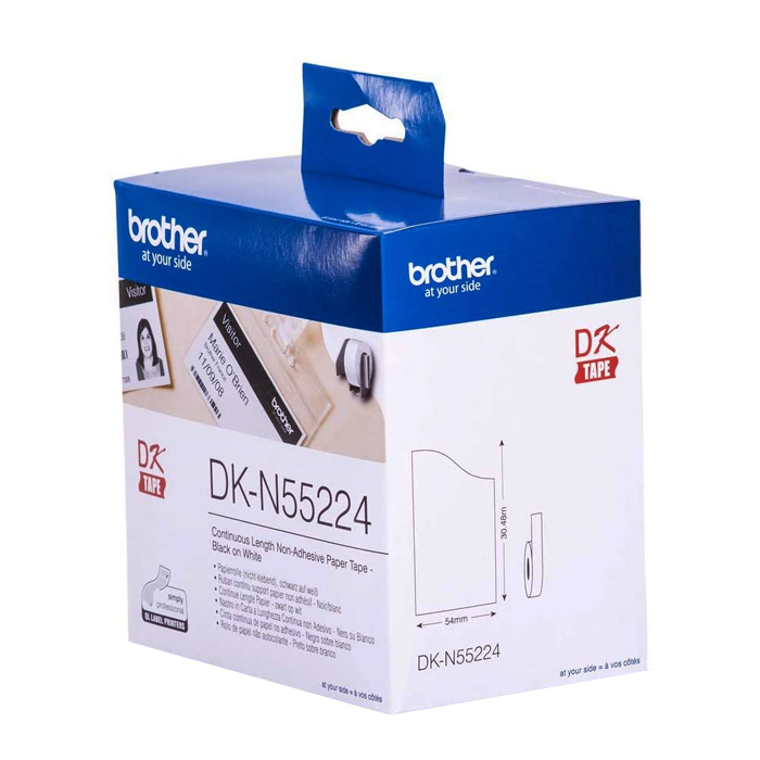 Endlosetiketten Brother DKN55224