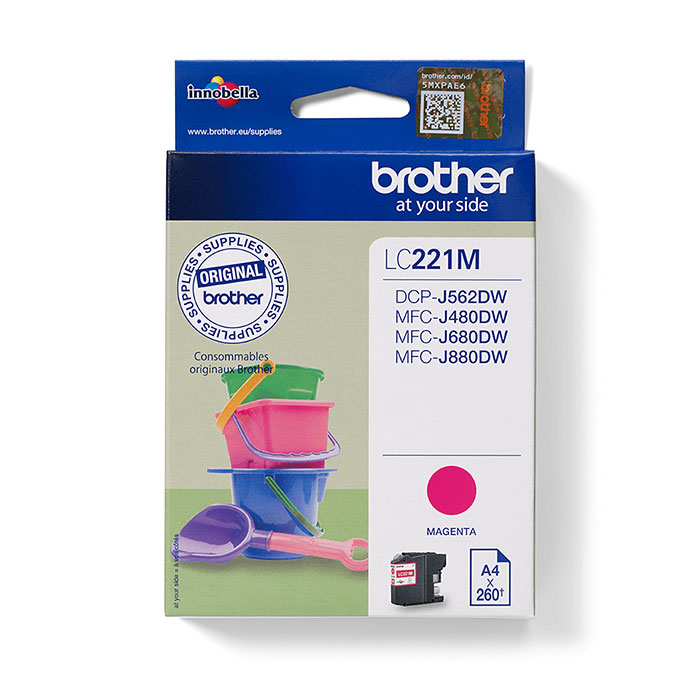 Tinte Brother LC221M magenta