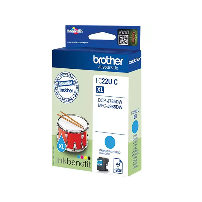 Tinte Brother LC22UC cyan