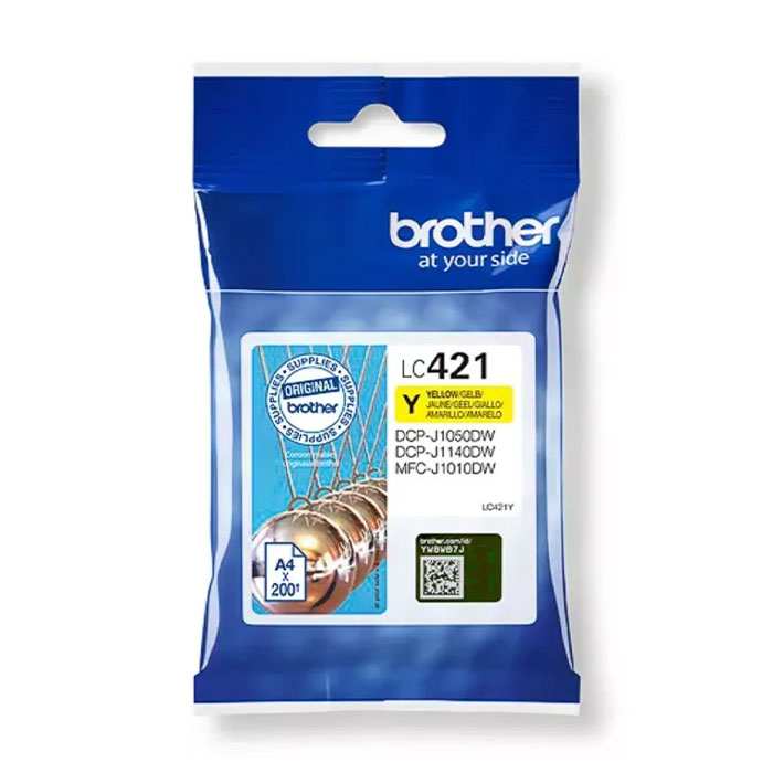 Tinte Brother LC421Y gelb