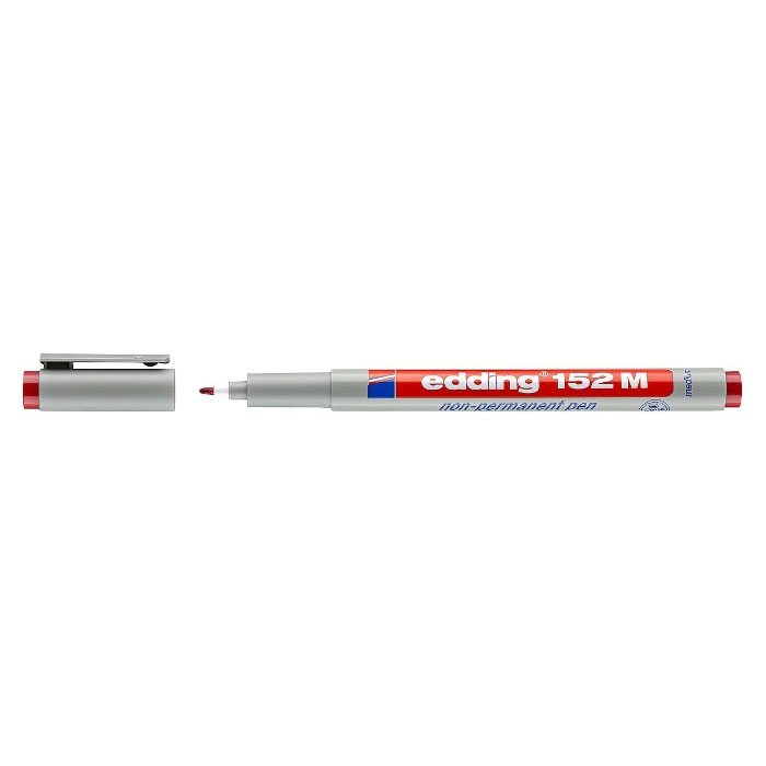 Folienschreiber 1 mm (M) rot