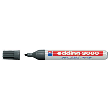 Permanentmarker grau