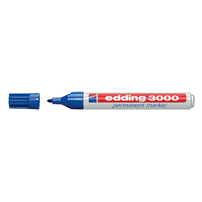Permanentmarker blau