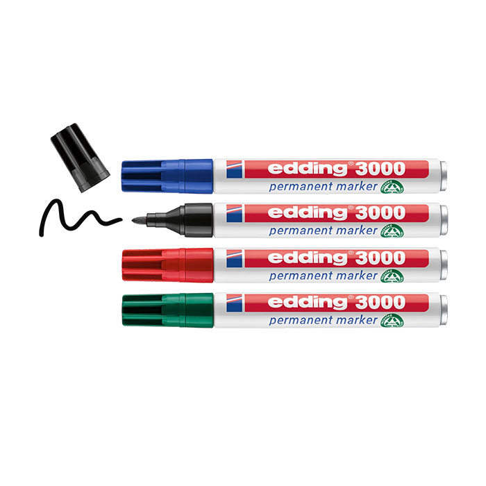 Permanentmarker farbig sortiert