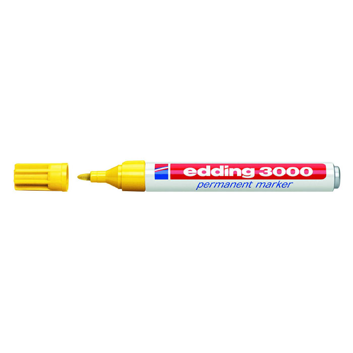 Permanentmarker gelb