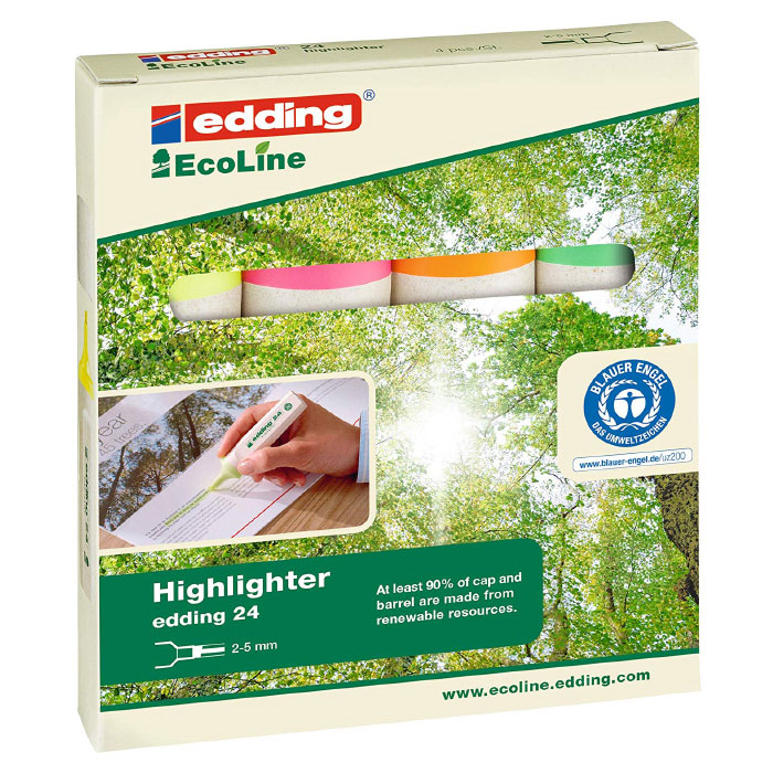 Textmarker farbig sortiert