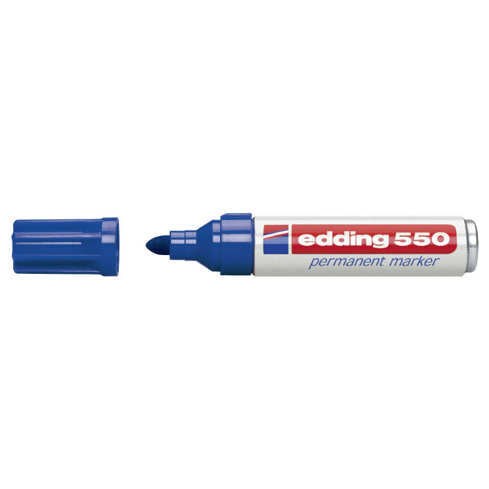 Permanentmarker blau