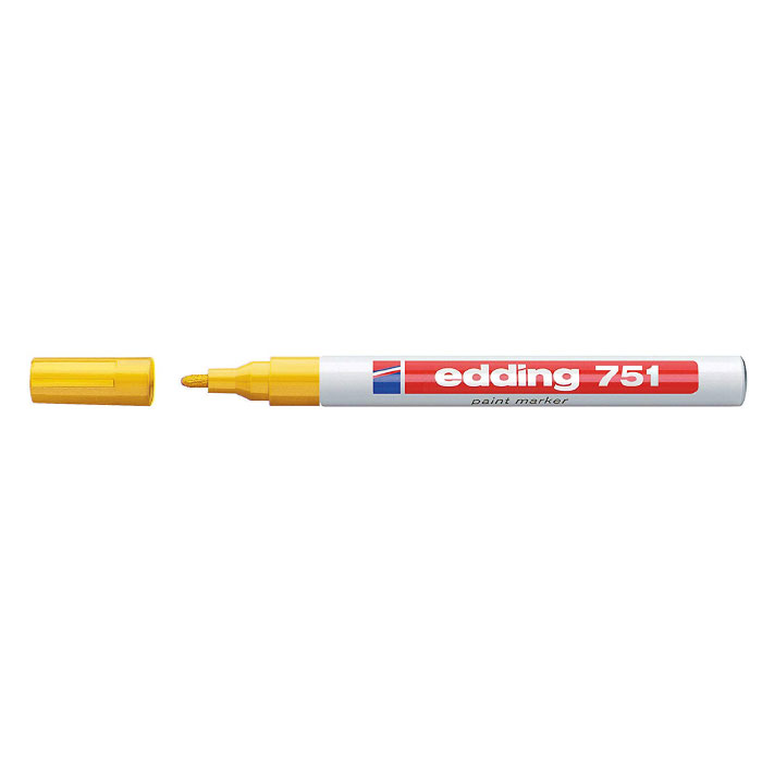 Lackmarker 1 - 2 mm gelb