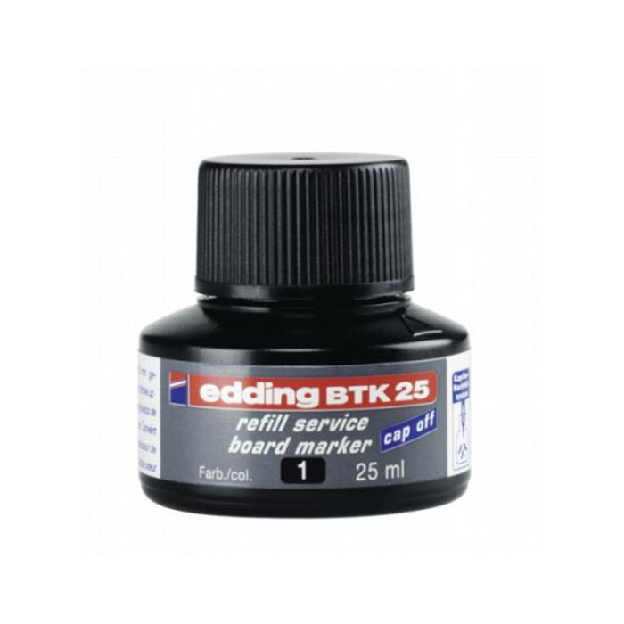 Nachfülltinte Edding BTK25 schwarz