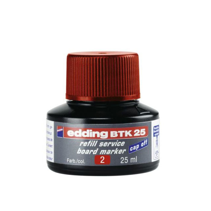 Nachfülltinte Edding BTK25 rot