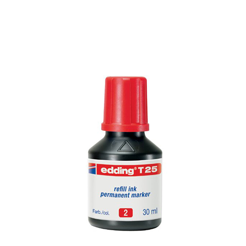 Nachfülltinte Edding T25 rot