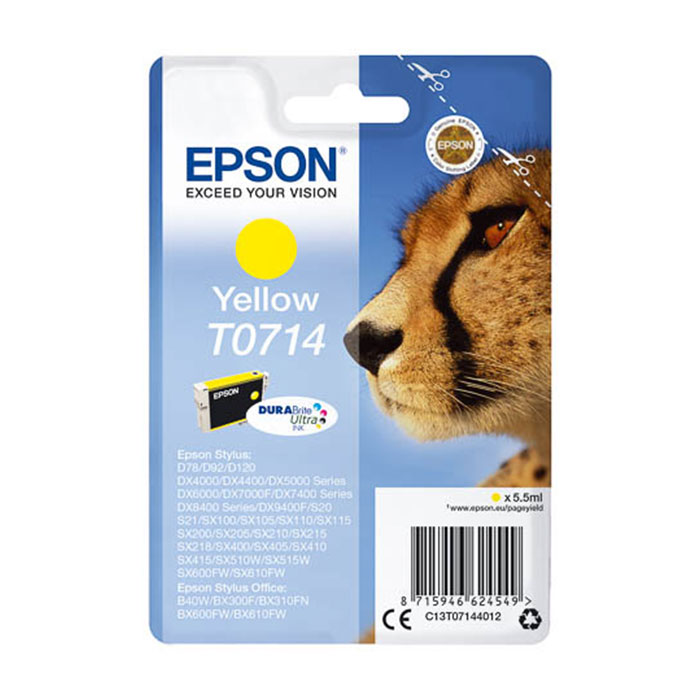Tinte Epson C13T07144012 gelb