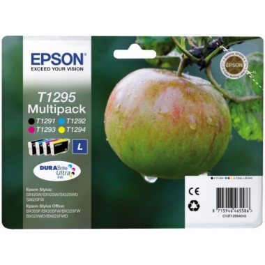 Tinte Epson C13T12954012 schwarz, cyan, gelb, magenta