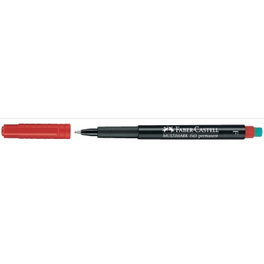 Folienschreiber 0,6 mm (F) rot