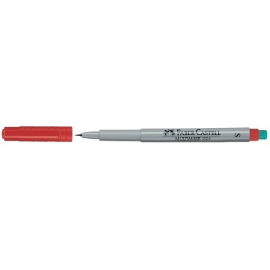 Folienschreiber 0,4 mm (S) rot