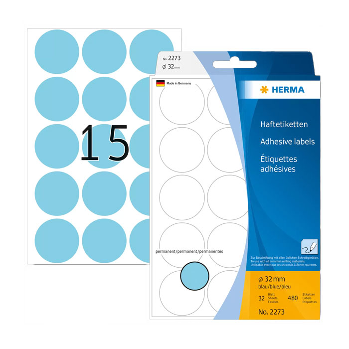 Markierungspunkte Ø 32 mm blau