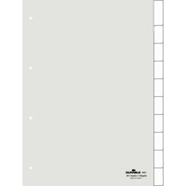 Register A4 10-teilig blanko