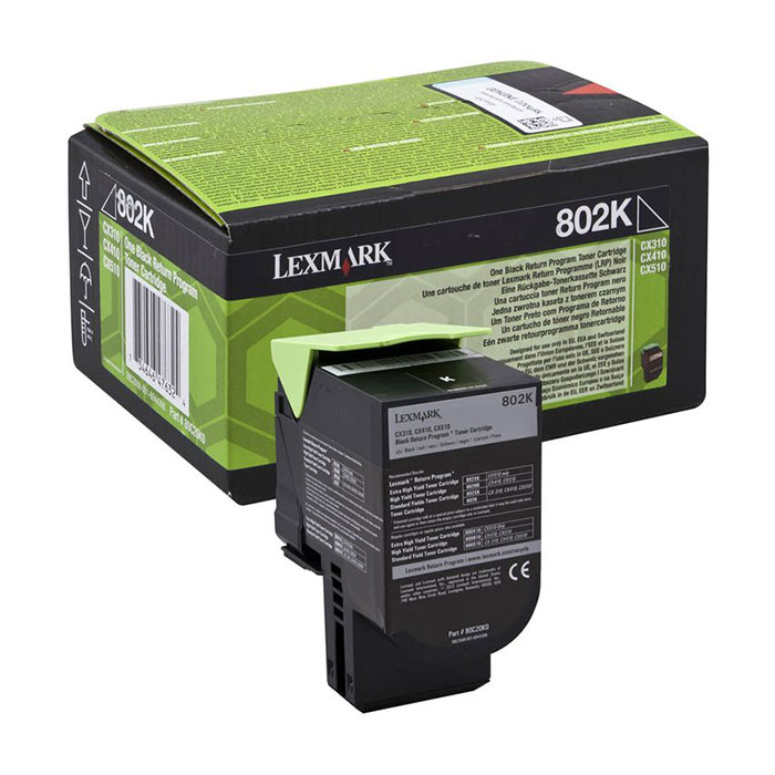 Toner Lexmark 80C20K0 schwarz 1.000 Seiten