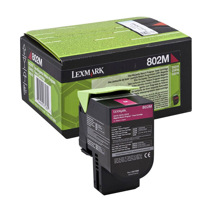 Toner Lexmark 80C20M0 magenta 1.000 Seiten