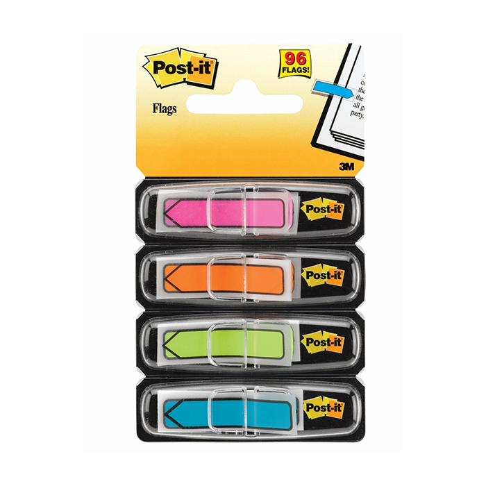 Haftmarker blau, gelb, orange, pink