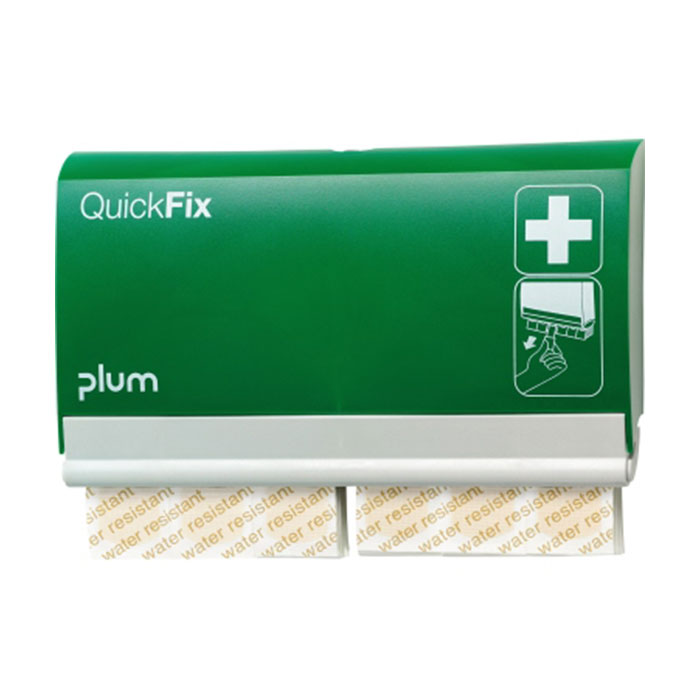 Pflaster Plum QuickFix Pflasterspender 5501 inkl. wasserfestem Pflatser Wundpflaster Set, einzeln verpackt elastisch wasserfest 7,2 cm x 2,5 cm