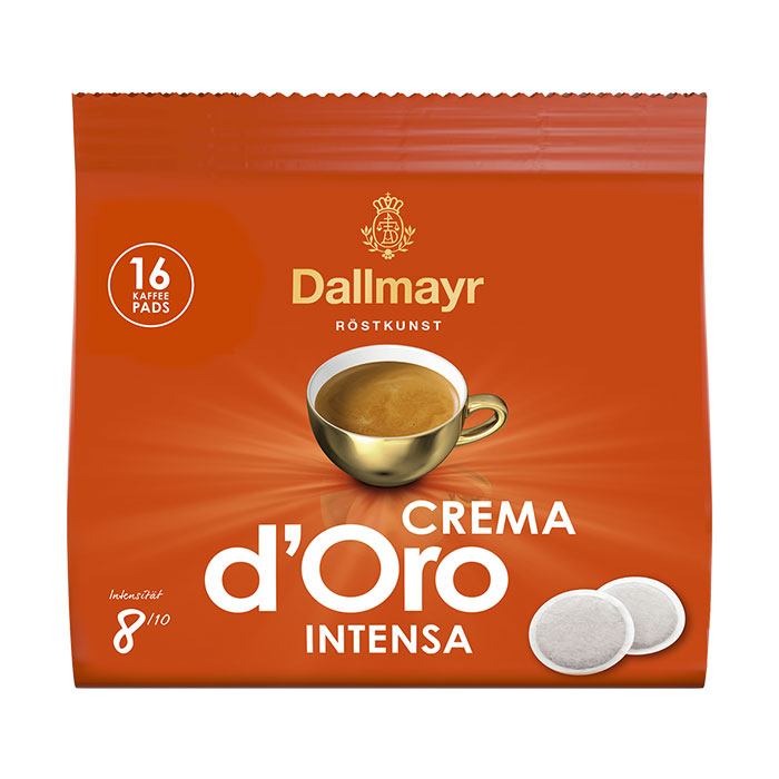 Kaffeepads Dallmayr Crema d`Oro intensa 16 Stück