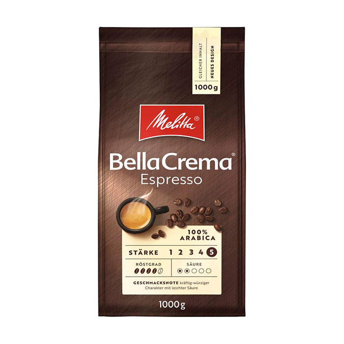 Melitta BellaCrema Espresso ganze Bohne Espresso 1 kg