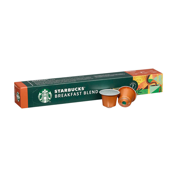 Kaffeekapseln Nespresso Starbucks Breakfast Blend 10 Stück