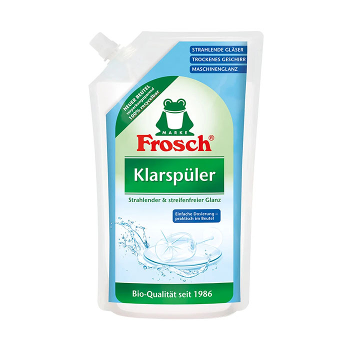 Klarspüler Frosch "Stahlender & streifenfreier Klas 750 ml