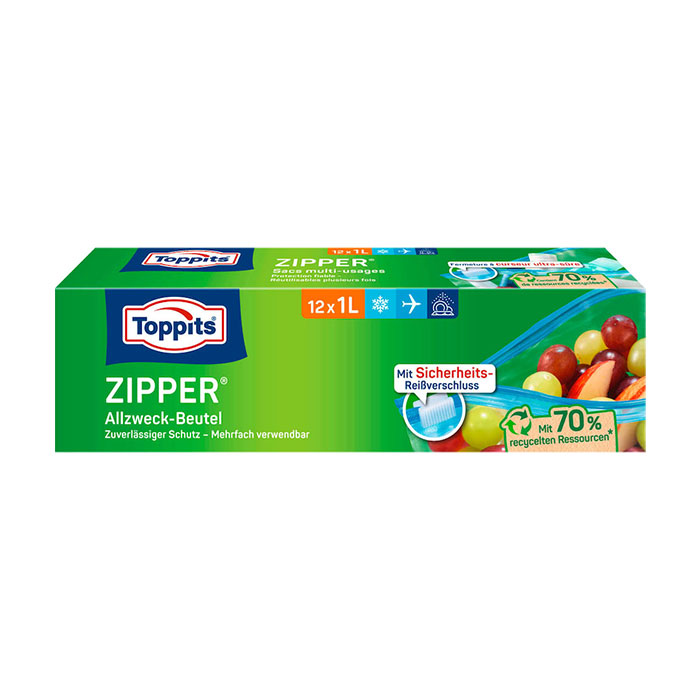 Gefrierbeutel Toppits 1 l