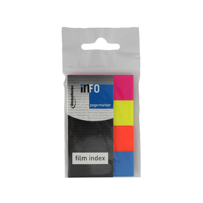 Haftmarker neonblau, neongelb, neonorange, neonpink