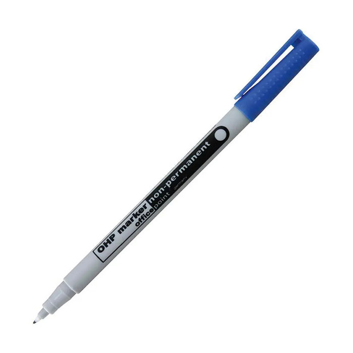 Folienschreiber 0,6 mm (F) blau