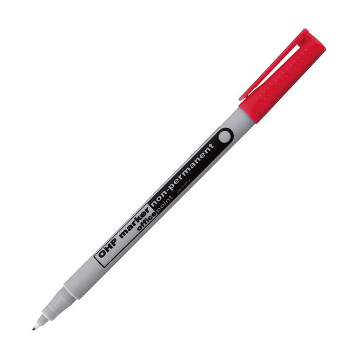 Folienschreiber 1 mm (M) rot