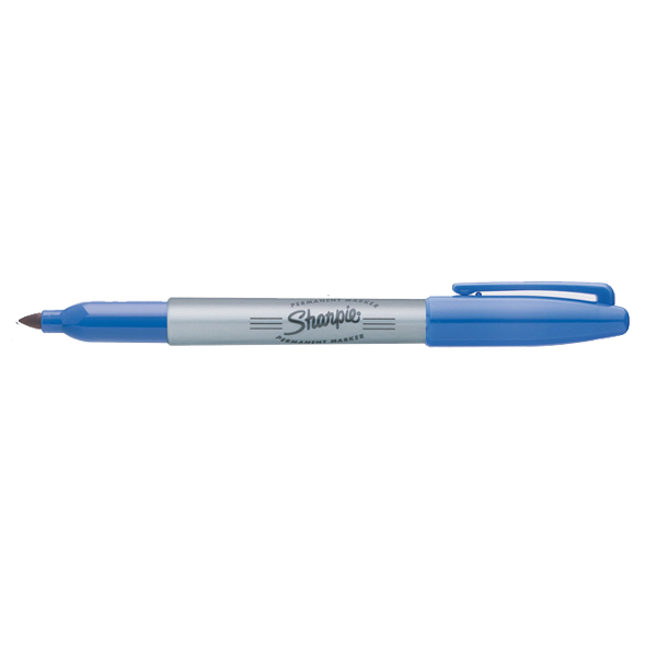 Permanentmarker blau