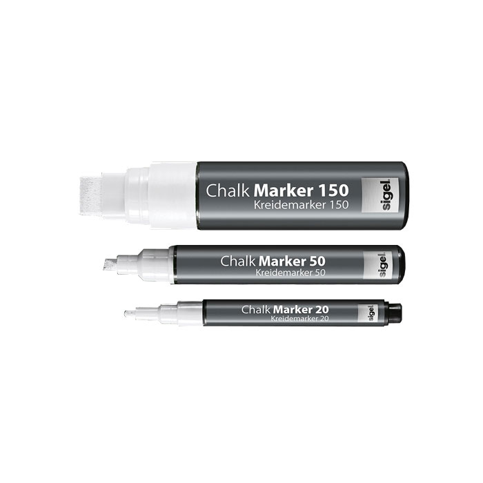 Kreidemarker 5-15 mm weiß