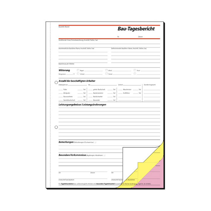 Bautagebuch