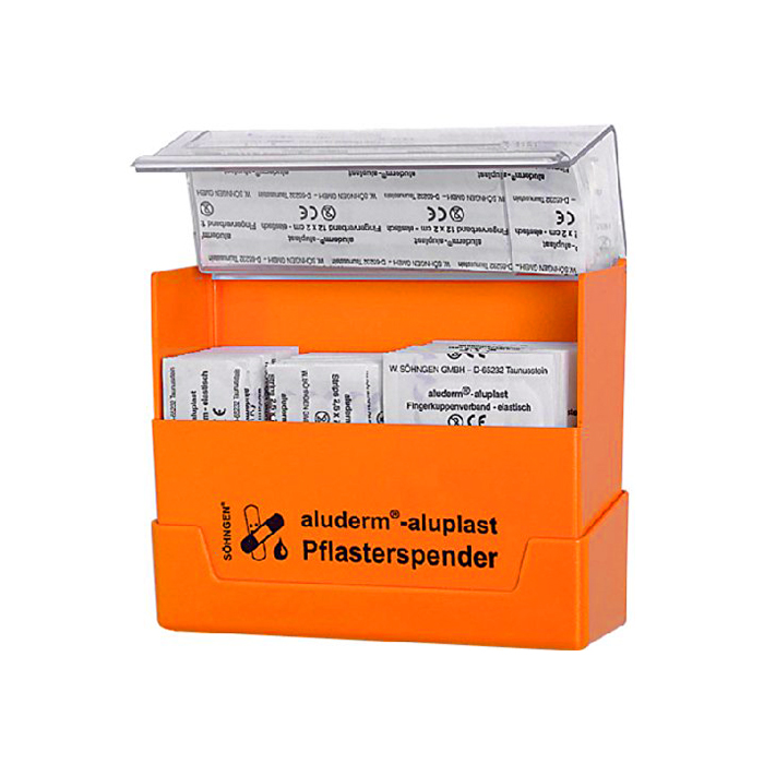 Pflaster Söhngen Aluderm - aluplast Pflasterspender / 1009910 Wundpflaster Set, einzeln verpackt atmungsaktiv wasserfest 5 Größen