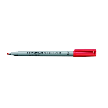 Folienschreiber 1 - 2,5 mm (B) rot