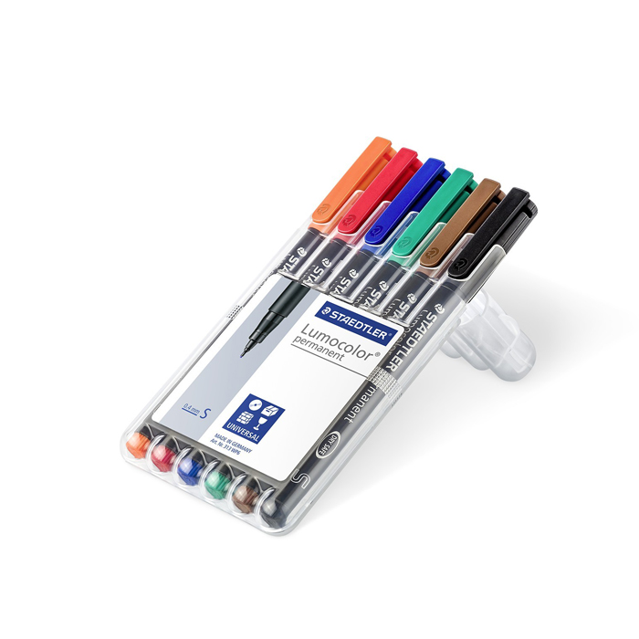 Folienschreiber 0,4 mm (S) farbig sortiert