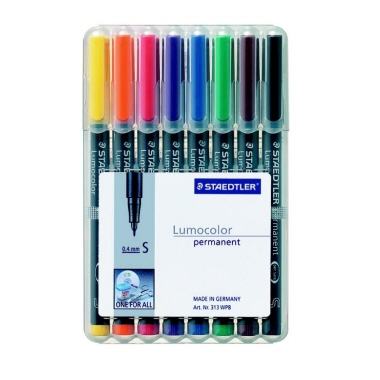 Folienschreiber 0,4 mm (S) farbig sortiert