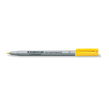 Folienschreiber 0,6 mm (F) gelb