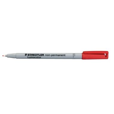 Folienschreiber 0,6 mm (F) rot